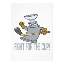 Combat pour la tasse invitations personnalisées