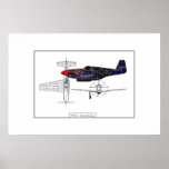 Combattant du mustang P51