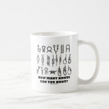 Combien de noeuds pouvez-vous nouer ? tasse à café