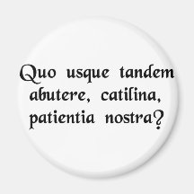 Combien de temps maltraiterez-vous notre patience, aimant pour réfrigérateur