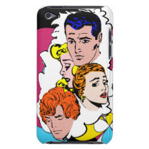 Comiquement rétro coque iPod Case-Mate 