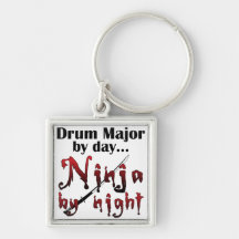 Commandant de tambour Ninja Porte-clefs