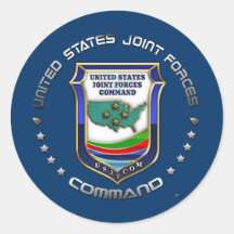 Commande commune de forces des USA Autocollant Rond