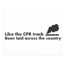 Comme la voie de CPR Carte Postale