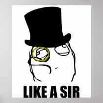 Comme monsieur Monocle Rage Face Meme