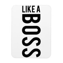COMME un PATRON Magnets Rectangulaire