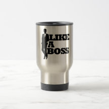 Comme un patron tasse à café