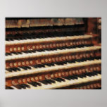 COMMENCER AU-DESSOUS DE $20 - clavier d'organe Posters