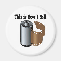 Comment je roule le film d'appareil-photo aimant