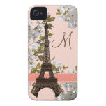Compagnon décoré d'un monogramme de cas de l'iPhon coques case-mate