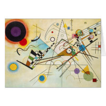 Composition VIII en Kandinsky Carte De Vœux