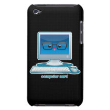 Computer Nerd Barely There iPod Hoesjes