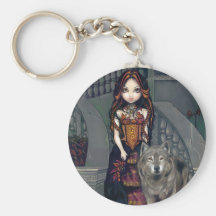 Comtesse" Keychain "de loup Porte-clef