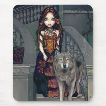 Comtesse" Mousepad "de loup Tapis De Souris