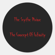 Concept d'autocollant d'infini