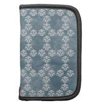 Conception bleue de nid d'abeilles de denim agendas folio