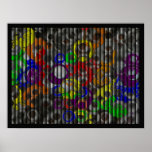 conception d'arc-en-ciel de KMF Posters