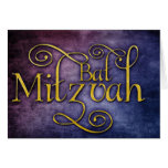 Conception de bat mitzvah de Coloful Cartes De Vœux