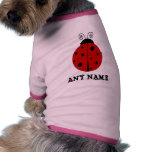 Conception de COCCINELLE customisée avec TOUT NOM Manteaux Pour Chien