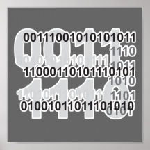 conception de code binaire poster