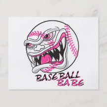 conception de fan de joueur de baseball de fille d prospectus en couleur
