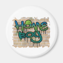 conception de graffiti de homeboy aimants pour réfrigérateur