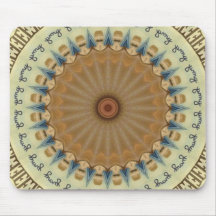 Conception de kaléidoscope tapis de souris