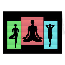 Conception de karma de yoga cartes