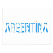 Conception de l'Argentine ! Carte Postale