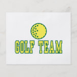 conception de logo d'équipe de golf prospectus avec motif