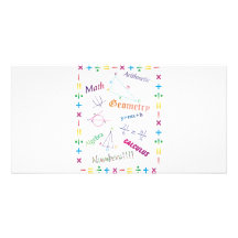 Conception de maths photocartes personnalisées