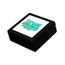Conception de mot d'AMOUR de graffit de CMYK Coffrets Cadeaux