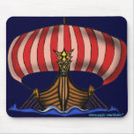 Conception de mousepad de bateau de Viking Tapis De Souris
