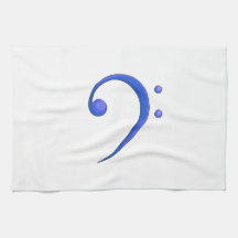 Conception de note bleue de style décontracté de c serviette éponge