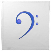 Conception de note bleue de style décontracté de c serviettes en tissus