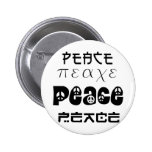 Conception de paix ! badges