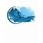 Conception de T-shirt "de la vie surfante"