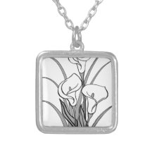 Conception de zantedeschia bijouterie personnalisée