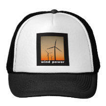 Conception d'énergie éolienne ! casquettes de camionneur