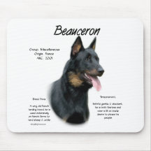 Conception d'histoire de Beauceron Tapis De Souris