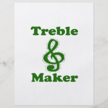conception drôle de musique de fabricant de vert t prospectus en couleur