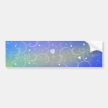 Conception florale autocollant pour voiture