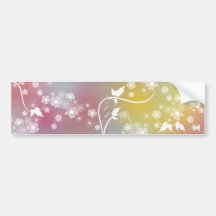 Conception florale autocollants pour voiture