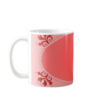 Conception florale et ovale pourpre vintage
