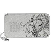 Conception florale vintage haut-parleur iPod