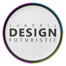 Conception futuriste assiettes pour soirée