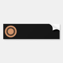 Conception graphique de motif rond de roue de Brow Autocollant Pour Voiture