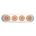 Conception graphique de motif rond de roue de Brow Skateboard