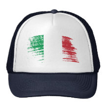 Conception italienne fraîche de drapeau casquettes de camionneur