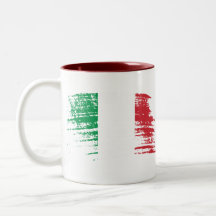 Conception italienne fraîche de drapeau mugs